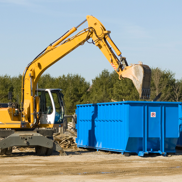 how many times can i have a residential dumpster rental emptied in Thayer Indiana